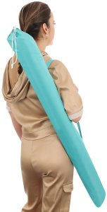 Bauerkraft Parasol plażowy 2w1 namiot parawan składany w pokrowcu 4