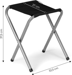 Stolik turystyczny stół składany ogrodowy walizka z uchwytem do przenoszenia i regulacją wysokości i zestawem 4 krzesełek 120x60x70 cm srebrny 16