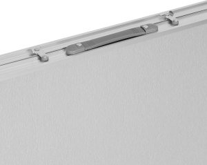 Stolik turystyczny stół składany ogrodowy walizka z uchwytem do przenoszenia i regulacją wysokości i zestawem 4 krzesełek 120x60x70 cm srebrny 3