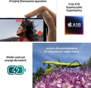 Smartfon Apple iPhone 16 5G 8/128GB Różowy (MYEA3QL/A) 8