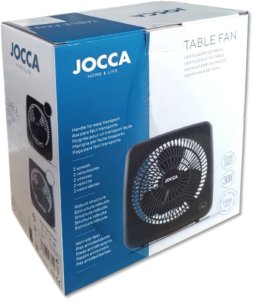 Wiatrak - Wentylator biurkowy Jocca 30W - Czarny 6