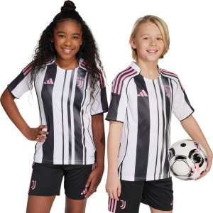 Koszulka dla dzieci adidas Juventus 25/26 Home biało-czarna JN5237 140cm 1