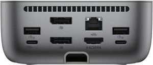 HP Dock - Thunderbolt 280W G6 1xTB4, 3xUSB 3.2 G2, 2xUSB 3.2 G1, 3xUSB-C 3.2, HDMI 2.1, 2xDP 1.4, 1xRJ45 2.5Gbps 1