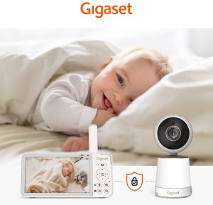 Niania Gigaset Baby 500 Video cream white/bronze 3