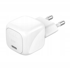 Ładowarka Belkin Ładowarka USB-C PD 30W, mała, biała + kabel Lightning 7