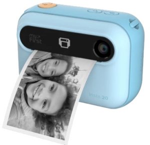 myFirst Camera Insta 20 - aparat natychmiastowy dla dzieci z drukarką i możliwością drukowania etykiet, ekranem 3" Full HD IPS i podwójnym obiektywem 16 MP (blue) 2