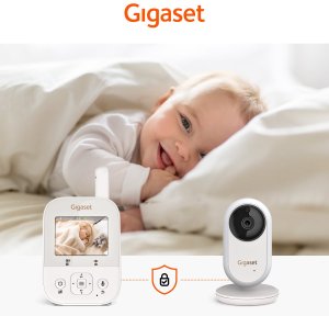 Niania Gigaset Baby 300 Video cream white/warm grey 3