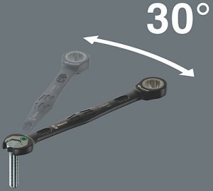 Wera Joker Black Edition 11-tlg. Maul-Ringratschenschlüssel-Satz 6
