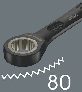 Wera Joker Black Edition 11-tlg. Maul-Ringratschenschlüssel-Satz 7