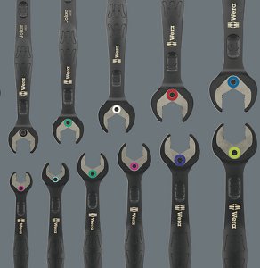 Wera Joker Black Edition 11-tlg. Maul-Ringratschenschlüssel-Satz 8