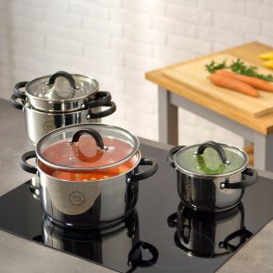 ZESTAW GARNKÓW BLACK INOX 10 ELEMENTÓW 2