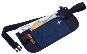 TROIKA Gürteltasche SICHERHEITSGURT blau 2