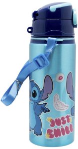 Disney Stitch - Bidon aluminiowy ze słomką i paskiem 730 ml 3