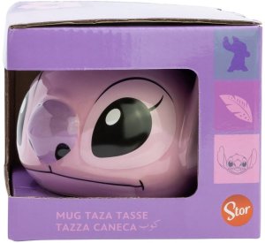 Stitch Disney - Kubek ceramiczny 3D w pudełku prezentowym z kolekcji Angel 375 ml 6