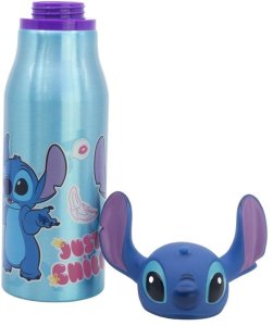 Disney Stitch - Butelka aluminiowa z zakrętką 3D 690 ml 3