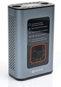 PLATINET KOMPRESOR SAMOCHODOWY AIR COMPRESSOR PUMP 10BAR 4000MAH [46234] 4