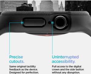 Spigen Vault Pro - Pasek z obudową do Apple Watch 10 46 mm (Matte Black) 18