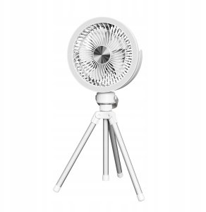 PLATINET RECHARGABLE DESK FAN WENTYLATOR BIURKOWY 2X1200MAH LED TRIPOD [46055] 1