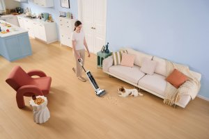 Bezprzewodowy Odkurzacz Pionowy Mop MOVA K20 Pro 30 minut Wyświetlacz Napęd 4