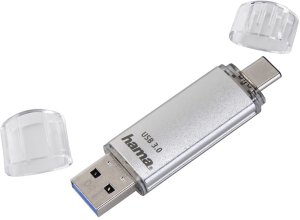 Hama C-Latea pamięć USB Type-C USB 3.1/USB 3.0, 64 GB, 40 MB/s, srebrna 3