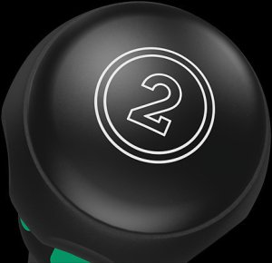 Wera 1855 PZ Kraftform Ball-Grip Schraubendreher PZ 2x100 2