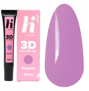 HI HYBRID Nail Art Żel do zdobień 3D Grapeful 10 ml 1