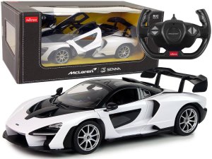 Auto R/C McLaren Senna Rastar 1:14 Biały Na Pilota 1