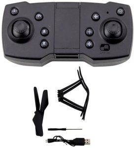 Dron LeanToys Sky Hunter D19HW Kamera FVP Wi-Fi Pilot Z Uchwytem Na Telefon Etui 4