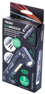 TROIKA Taschenlampe ECO KNICKLICHT schwarz 5