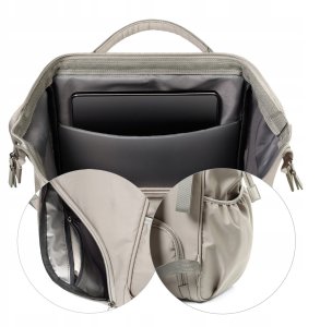 1649/02 PLECAK DLA MAMY MODERN STYLE BEŻOWY 9