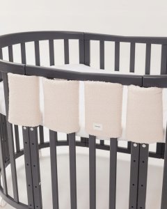 PIAPIMO-OCHRANIACZE MODUŁOWE NA ŁÓŻECZKO  TEDDY BEŻ 4SZT 1