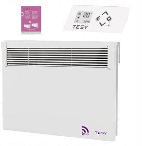 Convector TESY HeatЕco Cloud, 1 kW, electronic thermostat, Wi-Fi control 1