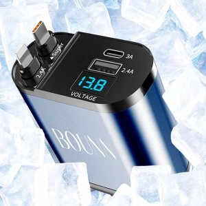 Bounn Åadowarka samochodowa USB C 30W APPLE 12V 24V 4w1 6