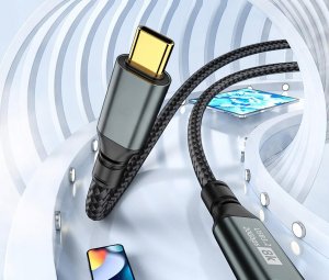 Kabel USB Bounn USB-C - USB-C 3 m Czarny (JL-8KC2220-3M) 5