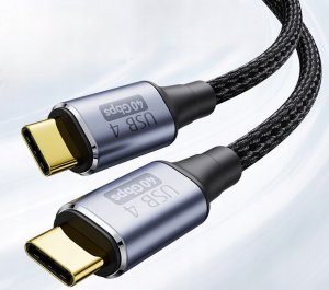 Kabel USB Bounn USB-C - USB-C 1 m Czarny (BKZD_10) 4
