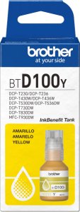 Brother BTD100Y | Ink Bottle | Yellow 1