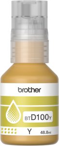 Brother BTD100Y | Ink Bottle | Yellow 2