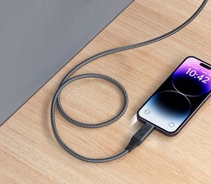 Kabel USB Bounn USB-C - USB-C 1 m Szary (JL-8KC4010) 2