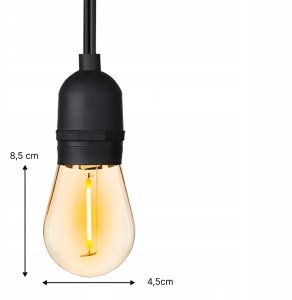 Girlanda Åwietlna 15 m 15xE27 220 V 9