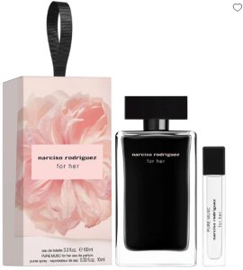 SET NARCISO RODRIGUEZ For Her EDT spray 100ml + Pure Musk EDP spray 10ml 1
