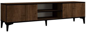 TV staliukas Kalune Design Erem, juodas/rudas 1