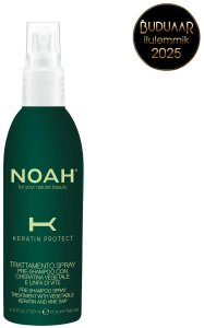 Atkuriamasis plaukų purškiklis su augaliniu keratinu Noah Keratin Protect Pre-Shampoo Spray, 100 ml 1
