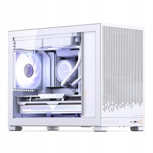 Jonsbo D32 STD White PC-Gehäuse, Mini-Gehäuse, mATX, Tempered Glass - weiß 1