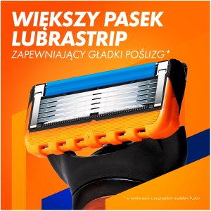 Gillette Maszynka do golenia Fusion5 + 5 ostrzy + stojak 2