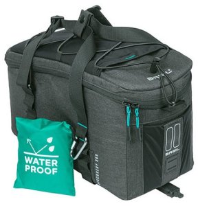 Torba na bagażnik BASIL DISCOVERY 365D TRUNKBAG MIK M 9L, MIK System (ready to go) wodoodporna black melee (NEW 2025) 1