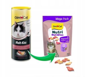 Gimborn GIMCAT NUTRI MALT BITES CAŁUSKI ODKŁACZANIE 425g /12 3
