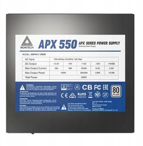 Zasilacz komputerowy Montech APX550 550W 5