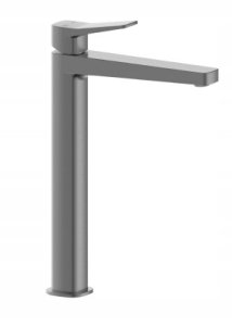 4522-712-61 / KFA / MALAGA /  BATERIA UMYWALKOWA NABLATOWA Z KORKIEM CLICK CLACK, PVD GUN METAL GREY / 1