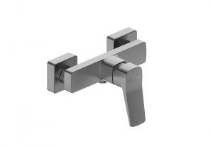 4526-010-61 / KFA / MALAGA /  BATERIA NATRYSKOWA ŚCIENNA, PVD GUN METAL GREY // 1