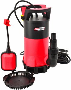 AWTOOLS POMPA ZATAPIALNA DO CZYSTEJ I BRUDNEJ WODY Z PŁYWAKIEM  900W 3w1 1